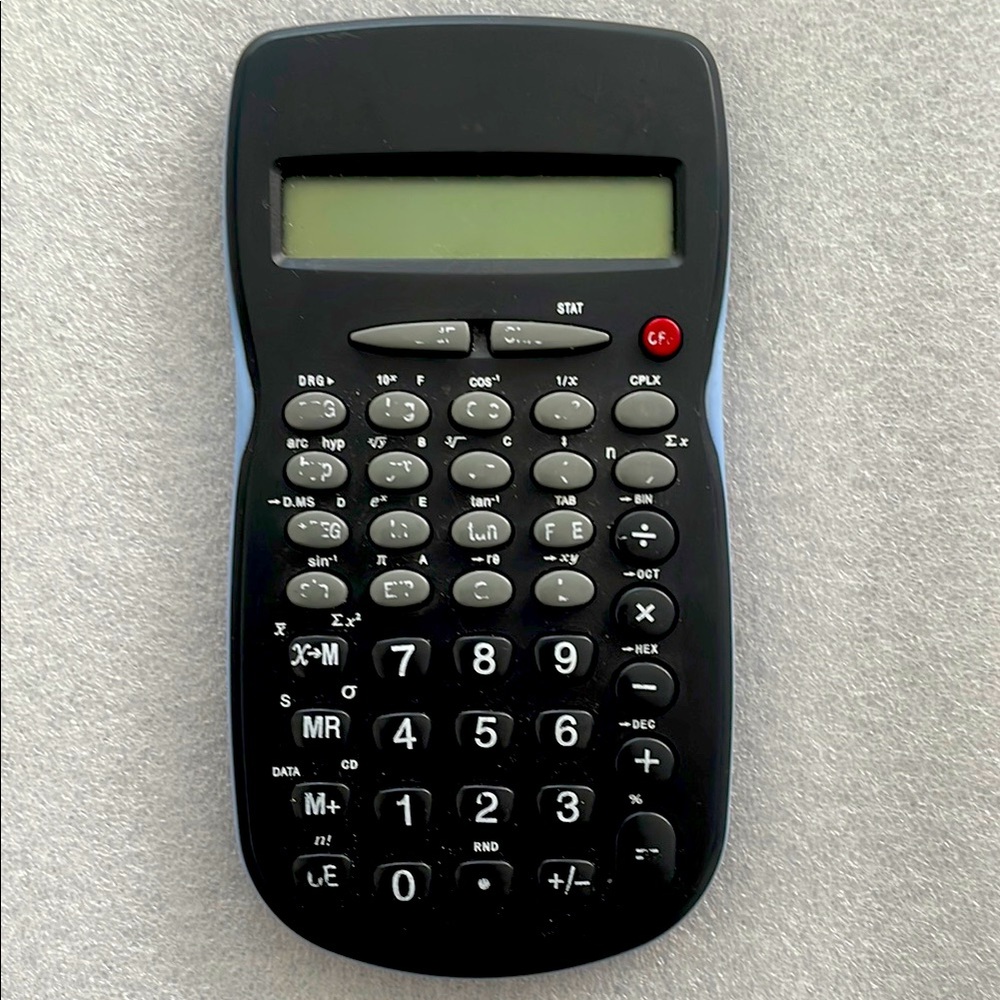 Scientific Calculator Blue Trim High School Uni